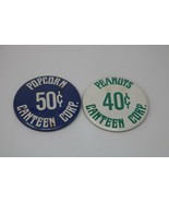 CANTEEN CORP Lot of 2 Canteen Corp Lapel Pins Buttons Popcorn &amp; Peanuts ... - $187.91 MXN