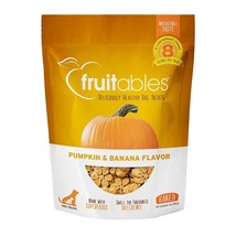 Fruitables Baked Dog Treats Pumpkin amp Banana 7 oz - £9.61 GBP