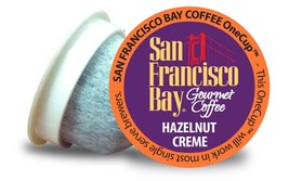 San Francisco Bay OneCup Hazelnut Creme Coffee 80 to 320 Keurig K cup Pick Size - £48.02 GBP+