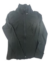 Under Armour Jacket Womens Large Black Full Zip Activewear Pockets Long Sleeve - £14.72 GBP