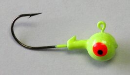 Kalin's RH18-3 Roundhead Jig Chartreuse - $19.24
