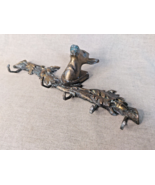 Vintage Brass Deer &amp; Branch Wall Hooks {Faulty} - €47,50 EUR