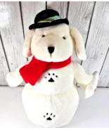 Petsmart Snowman Dog Plush 15” Winter Holiday White Stuffed Animal Toy 2000 - $23.76