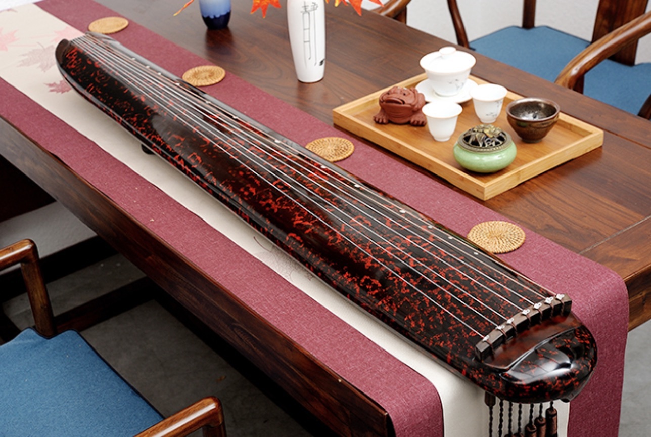 Guqin Chaotic style old tree Pure handmade Chinese string instruments - $655.00