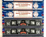 Satya Super Hit Nag Champa Incense Sticks Masala Fragrance Agarbatti 15g... - $15.51