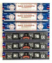 Satya Super Hit Nag Champa Incense Sticks Masala Fragrance Agarbatti 15gx8 Pack - $15.51