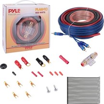 Pyle PLAM40 Car Stereo Amp and Sub Wiring Kit - Blue - $28.90 CAD