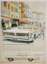 1963 Print Ad The &#39;63 Pontiac Grand Prix 2-Door with Trophy V-8 - £13.43 GBP
