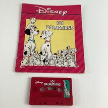 Disney 101 Dalmatians Book Musical Cassette Tape Classic Storybook Vinta... - $459.42 MXN