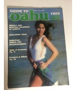 1986 Vintage Guide To Oahu Booklet Hawaii - £10.16 GBP