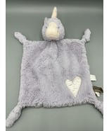 Demdaco Purple Unicorn Lovey Security Blanket Plush Cuddle Toy Baby - $291.89 MXN