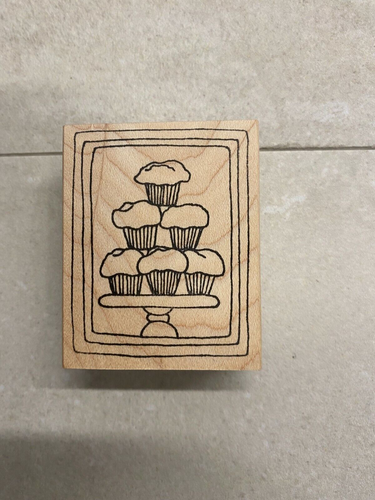 GREAT SELECTION OF WOOD & RUBBER CUPCAKE STAMPS BUY MORE & SAVE!    Item image 8