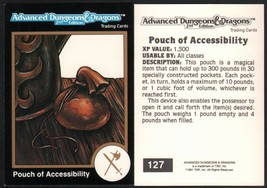 1991 TSR AD&amp;D Gold Border Dungeons &amp; Dragons RPG Fantasy Art Card #127 Magic Bag - £5.40 GBP