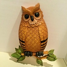 Owl Wall Plaque 1976 Homco Summer Night Memories 13” x 10” Molded Hoot Owl - £11.55 GBP