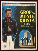 Vintage Poster Count Monte Cristo II 1961 Claude Autant-Lara Louis Jourdan - £77.14 GBP