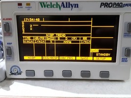 Patient Monitor Welch Allyn Propaq Encore SpO2 ECG NIBP PSU GP WITH ACCE... - £231.81 GBP