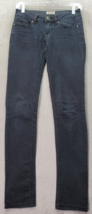 Mudd Jeggings Jeans Women Sz 0 Black Cotton Low Rise 5-Pockets Design Skinny Leg - £14.83 GBP