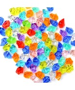 Premium Multicolored Fake Crushed Ice Rocks, 150 Pcs Fake Diamonds Plast... - £12.62 GBP