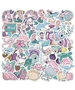 50 Pegatinas Sirena Niños Dibujos Animados Garabatos Grafiti Monopatín... - $12.42