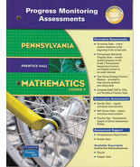 PRENTICE HALL MATHEMATICS COURSE 2: PENNSYLVANIA PROGRESS MONITORING ASS... - $10.48