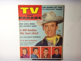 Tv Star Parade Magazine December 1957 Will Hutchins, Jill Corey, Pat Boone - £15.75 GBP