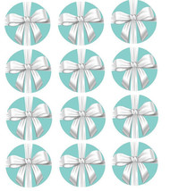 Tiffany Inspired Edible Cupcake Toppers Decoration - £12.08 GBP