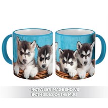 Siberian Husky Basket : Gift Mug Dog Pet Puppy Animal Cute - £12.57 GBP