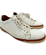 allen edmonds porter white leather derby casual shoes 50994 size 10.5D s... - $53.67 CAD