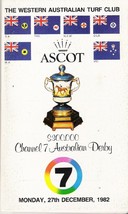1982 - December 27th - Ascot - The Western Australian Turf Club program - MINT - £19.98 GBP
