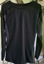 C9 Champion Boy's Size Small (6-7) ~ Long Sleeve ~ Duo Dry ~ Black & Gray Shirt - $22.44