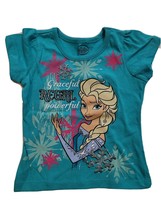 Disney Frozen Elsa Toddlers Blue T-Shirt Size 2T NWT (P) - £6.26 GBP