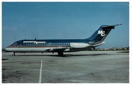 Midwest Express McDonnell Douglas DC 9 14 Airplane Postcard - £5.39 GBP