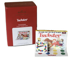 Hallmark 2021 Hasbro Twister Board Game Family Game Night Keepsake Ornament - £36.72 GBP