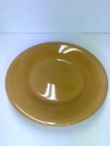 Pottery Barn Sausalito Amber Yellow Dinner Plates Round 12” - $14.84