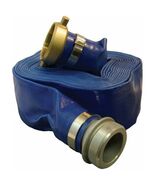 Apache 98138010 1-1/2&quot; x 25&#39; Blue Standard-Duty PVC Lay-Flat Discharge H... - $787.64 MXN