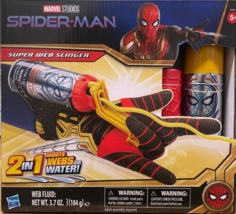 Marvel Spider-Man Super Web Slinger, 2-in-1 Shoots Webs or Water Shooter - £32.03 GBP