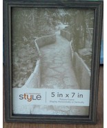 Ty Pennington Style Wood Picture Frame - 5&quot; x 7&quot; - BRAND NEW - Dark Wood... - $19.79