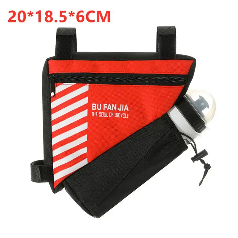 Bicycle Seat  Bags Triangle Versatile Bags With Bottle Waterproof Pouch Practica - $44.76