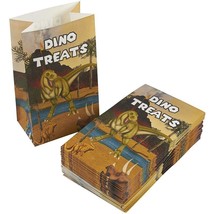 36-Pack Dino Treat Party Favor Bag Treats Goody Bag For Boys Kids Birthday Party - £26.78 GBP