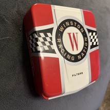 Winston Racing Nation Collectible Souvenir Tin Cigarette Case Red With Insert - £4.68 GBP