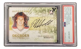 Dale Hawerchuk Firmado 2010 IN El Juego # a-Dh Jets Hockey Tarjeta PSA/DNA Gem M - £53.36 GBP