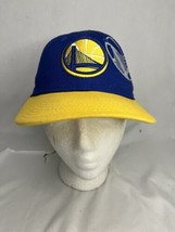 Golden State Warriors New Era 9Fifty Youth Kids Blue Gold Snapback Hat Cap - £9.55 GBP