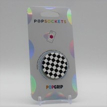 POPSOCKETS POPGRIP Phone Grip &amp; Stand Checkers Black &amp; White Brand New F... - £7.87 GBP
