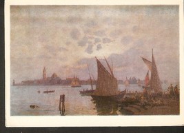 Ukraine USSR Soviet Postcard Art Painting Venice Venedig by Vasilkivsky artist - £6.44 GBP