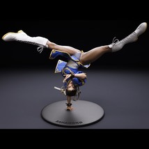 Chun-Li Spinning Bird Kick/3d sculpture to paint or painted and ready to collect - £123.86 GBP+