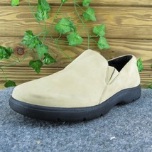 Rockport  Women Slip-On Shoes Beige Leather Slip On Size 6.5 Medium - £19.78 GBP