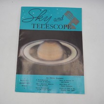 Sky Et Téléscope Revue Janvier 1974 The Planète Saturn - £41.34 GBP