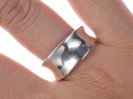 sz9 Raymond Coriz-Kewa (Santo Domingo Pueblo) sterling silver modernist ring - £65.70 GBP