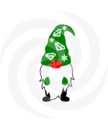 Gnome 8a-Digital ClipArt-Art Clip-Gift Tag-Holiday-ScrapbookBackground-G... - $37.17 MXN