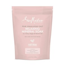 SheaMoisture Relaxing Mineral Soak Bath Salts for All Skin Types Pink Himalayan  - £25.57 GBP